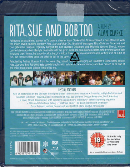 Rita, Sue and Bob Too (1987) BD + DVD
