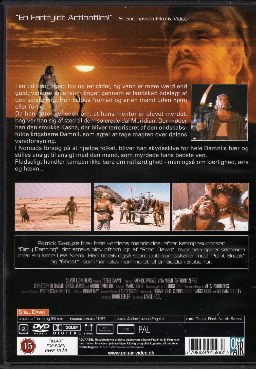 Steel Dawn (1987) DVD KÄYTETTY