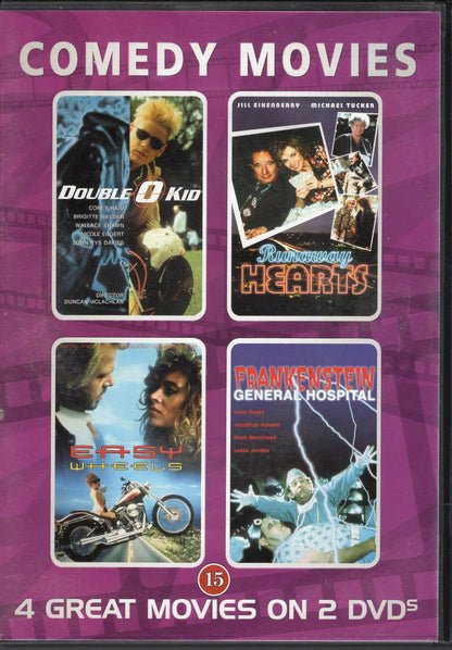 Double O Kid/Runaway Heart/Easy Wheels/Frankenstein General Hospital - DVD KÄYTETTY