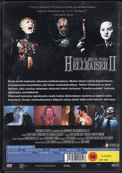 Hellraiser 2 – Hellbound (USA 1988) DVD KÄYTETTY