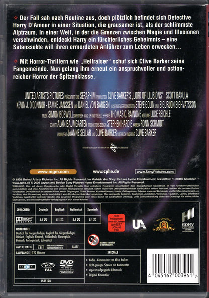 Lord of Illusions (1995) DVD KÄYTETTY