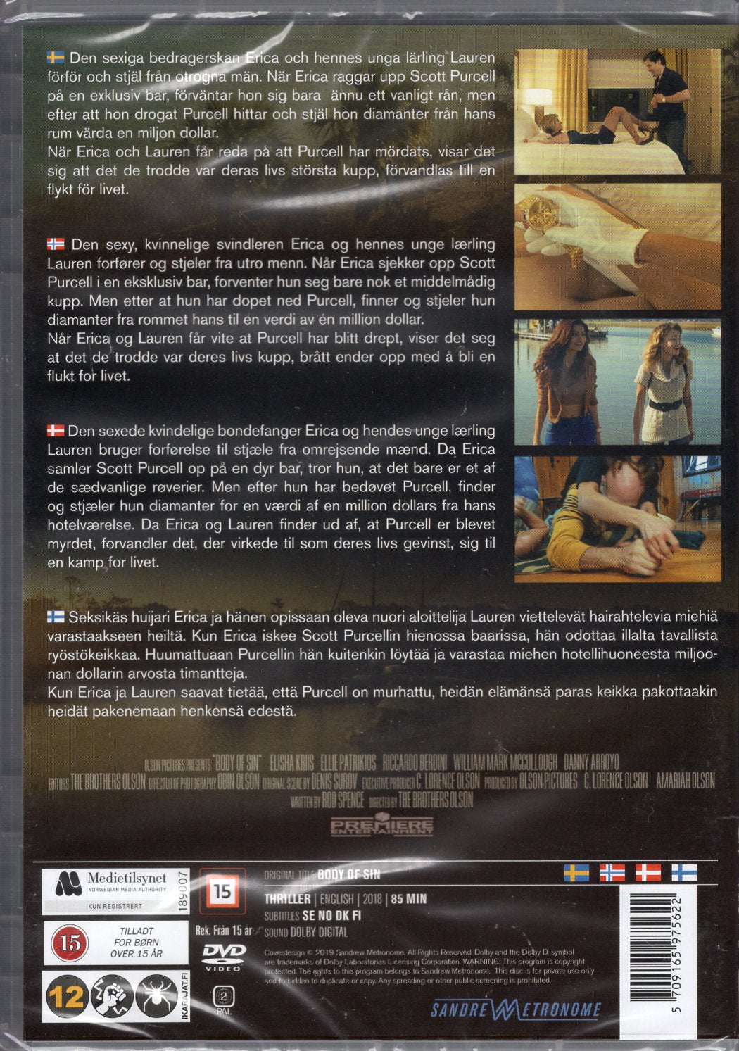 Body of Sin (2018) DVD