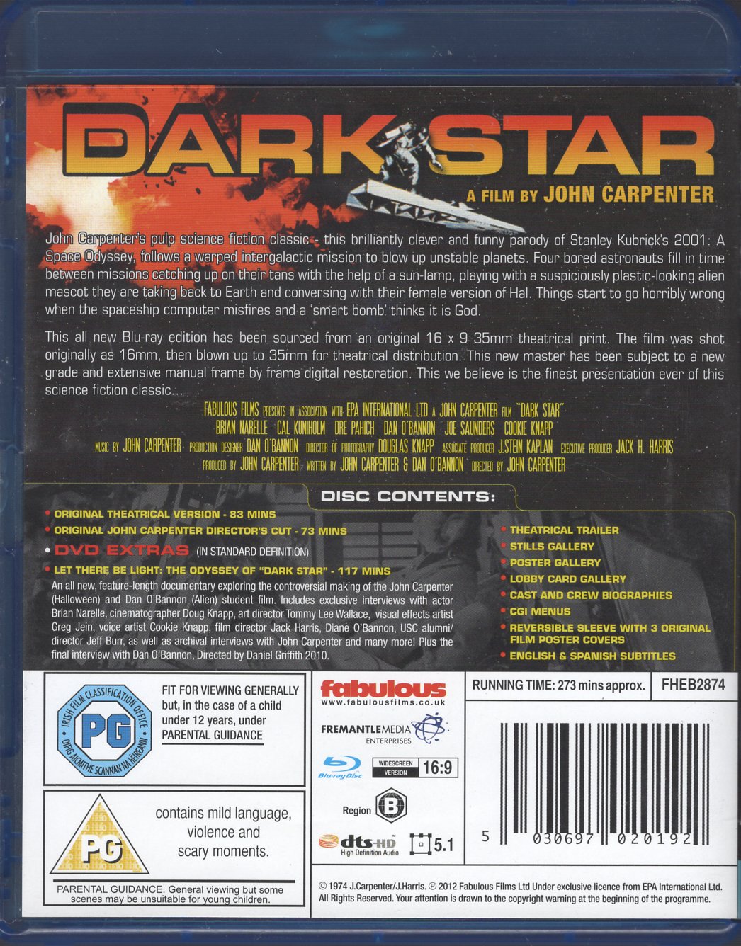 Dark Star (1974) BD KÄYTETTY