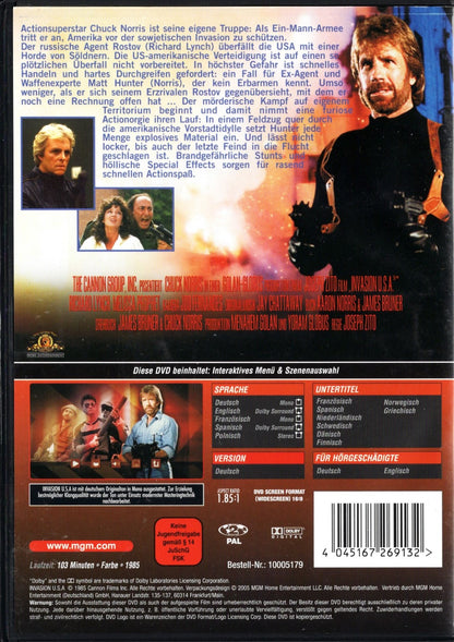 Invasion U.S.A. (USA 1985) DVD KÄYTETTY