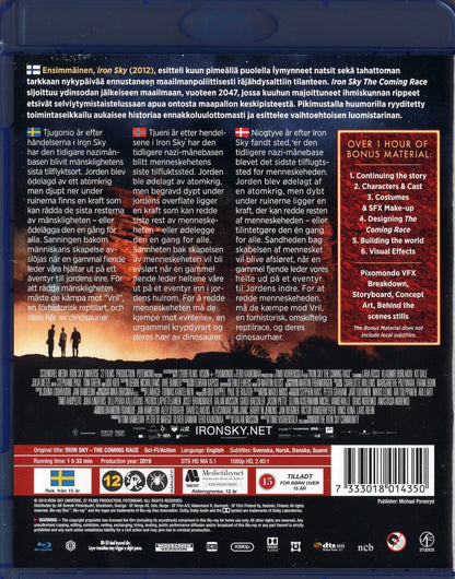 Iron Sky – The Coming Race (2019) BLU-RAY KÄYTETTY