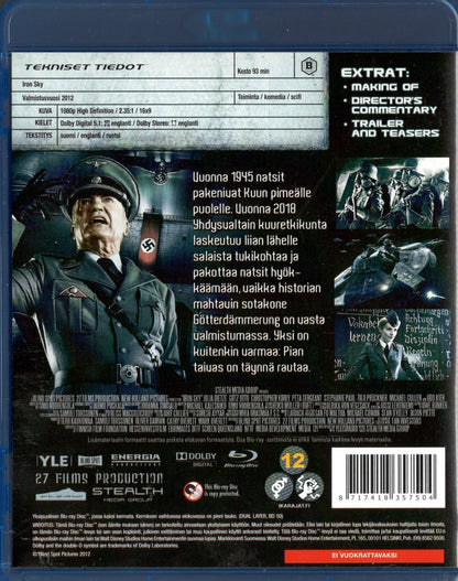 Iron Sky (Suomi 2012) BD KÄYTETTY
