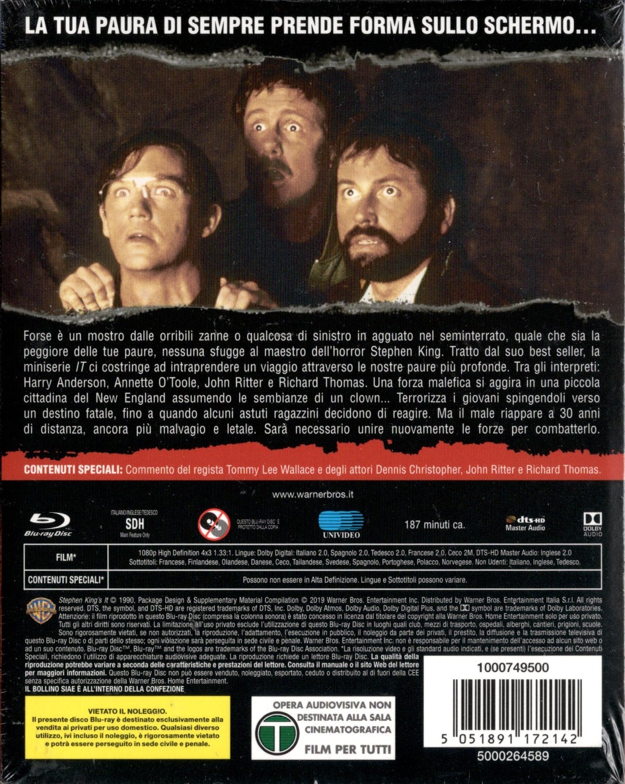 Stephen King’s It (USA 1990) BD