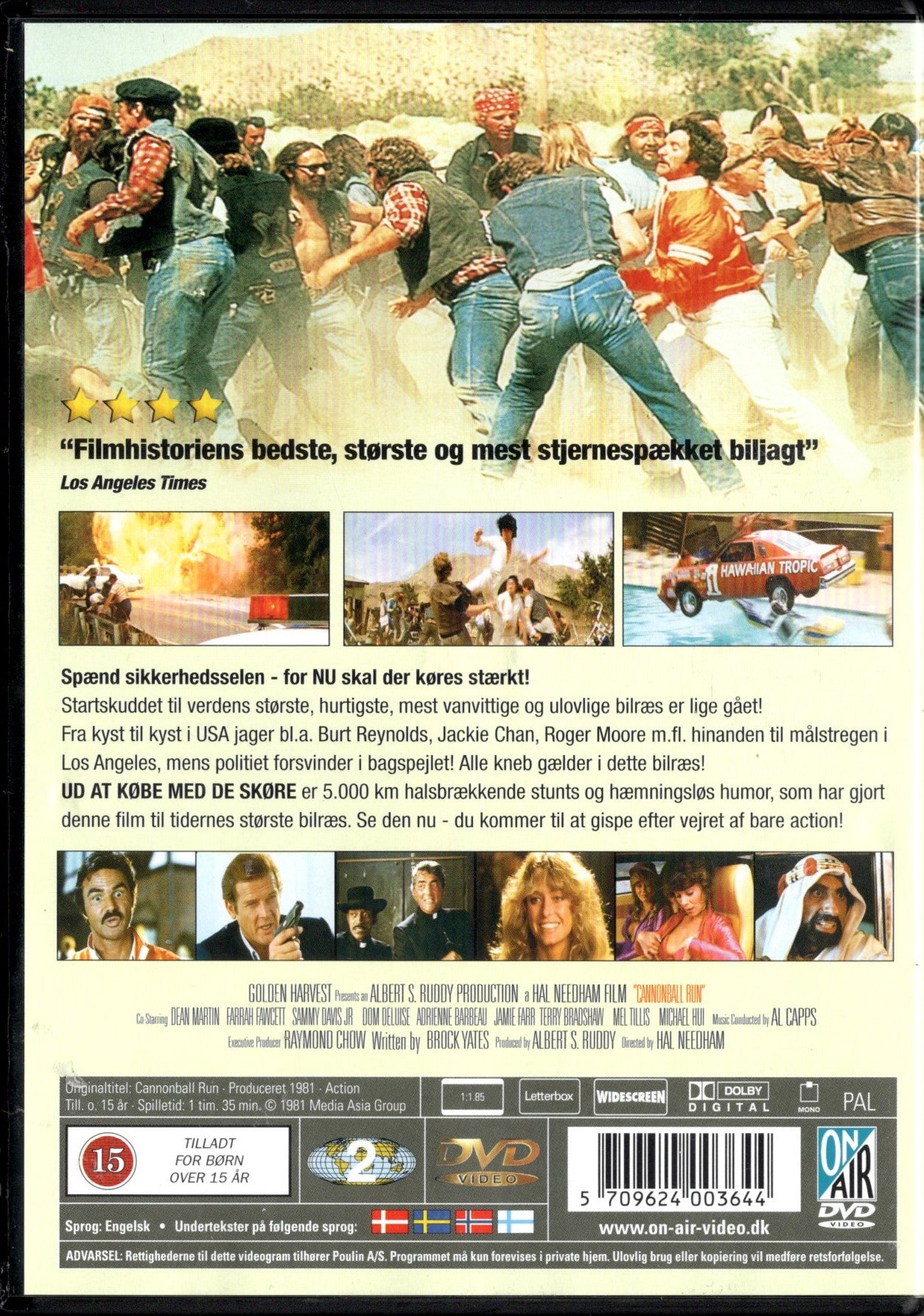 Cannonball Run - Kanuunankuularalli (USA 1981) DVD KÄYTETTY