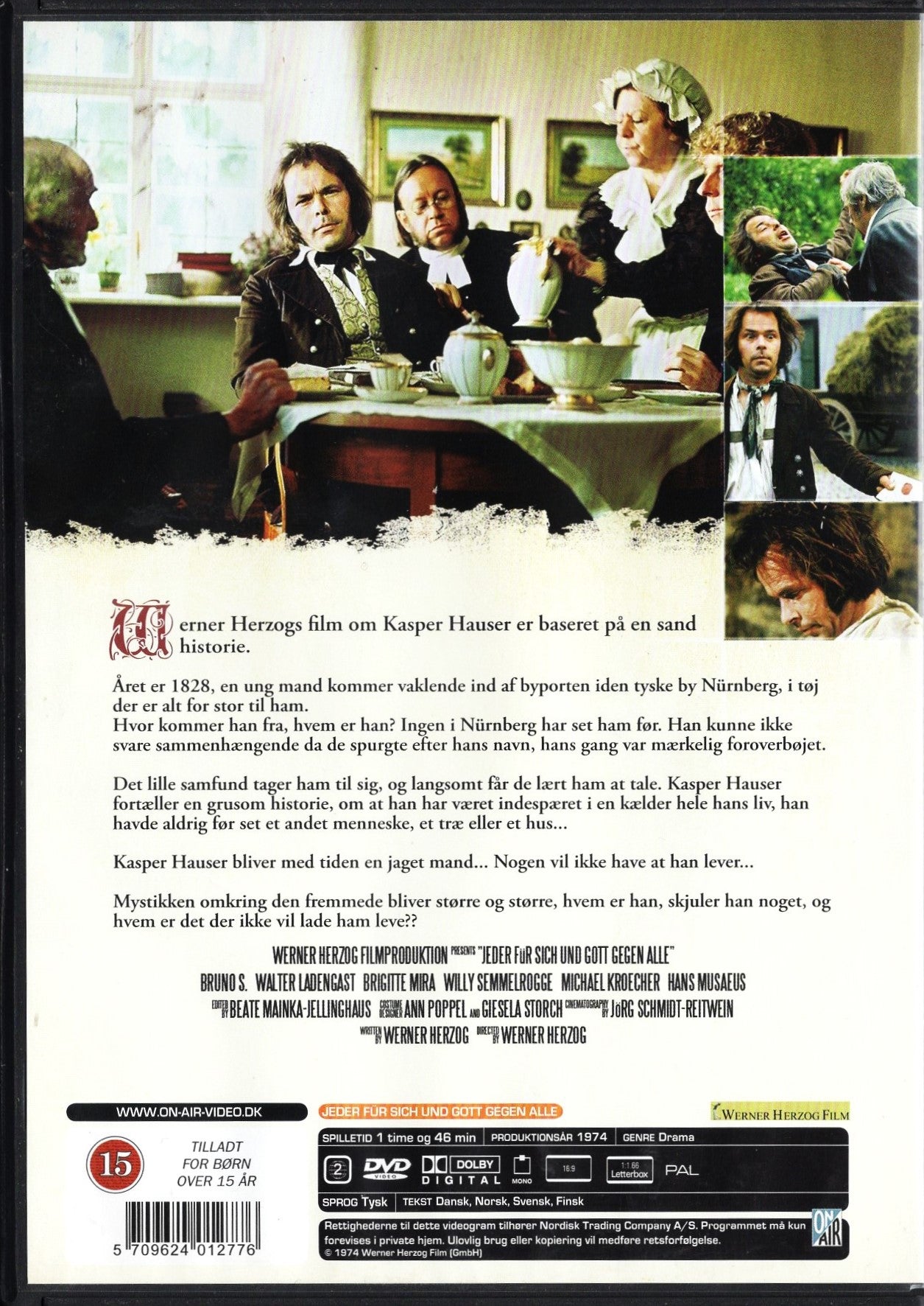 Enigma of Kaspar Hauser – Kaspar Hauserin tapaus (1974) DVD KÄYTETTY