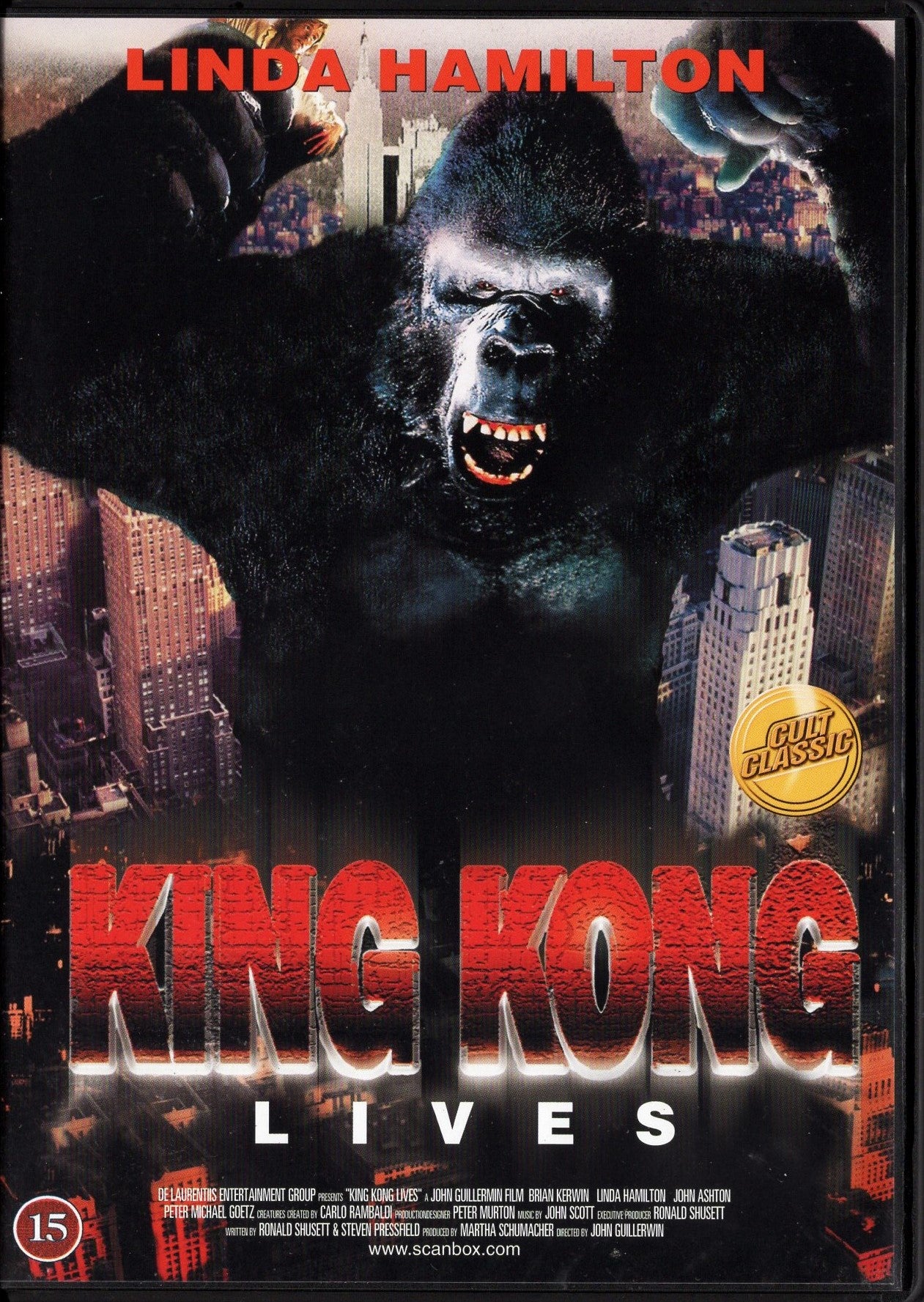 King Kong Lives (USA 1986) DVD KÄYTETTY