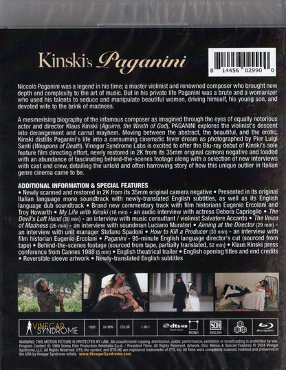 Kinski Paganini (Italia 1989) BD