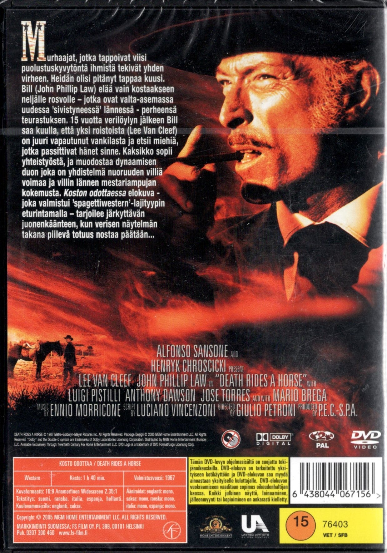 Death Rides a Horse – Kosto odottaa (Italia 1967) DVD