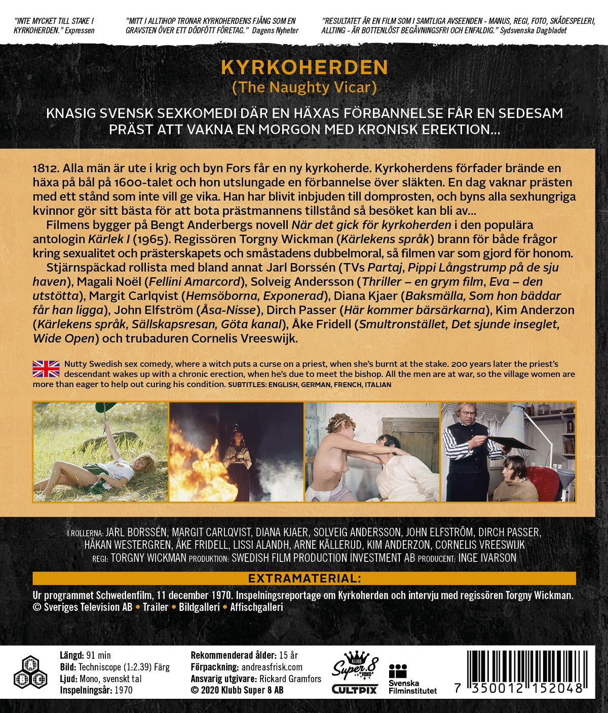 Kyrkoherden – The Lustful Vicar (Ruotsi 1970) BD