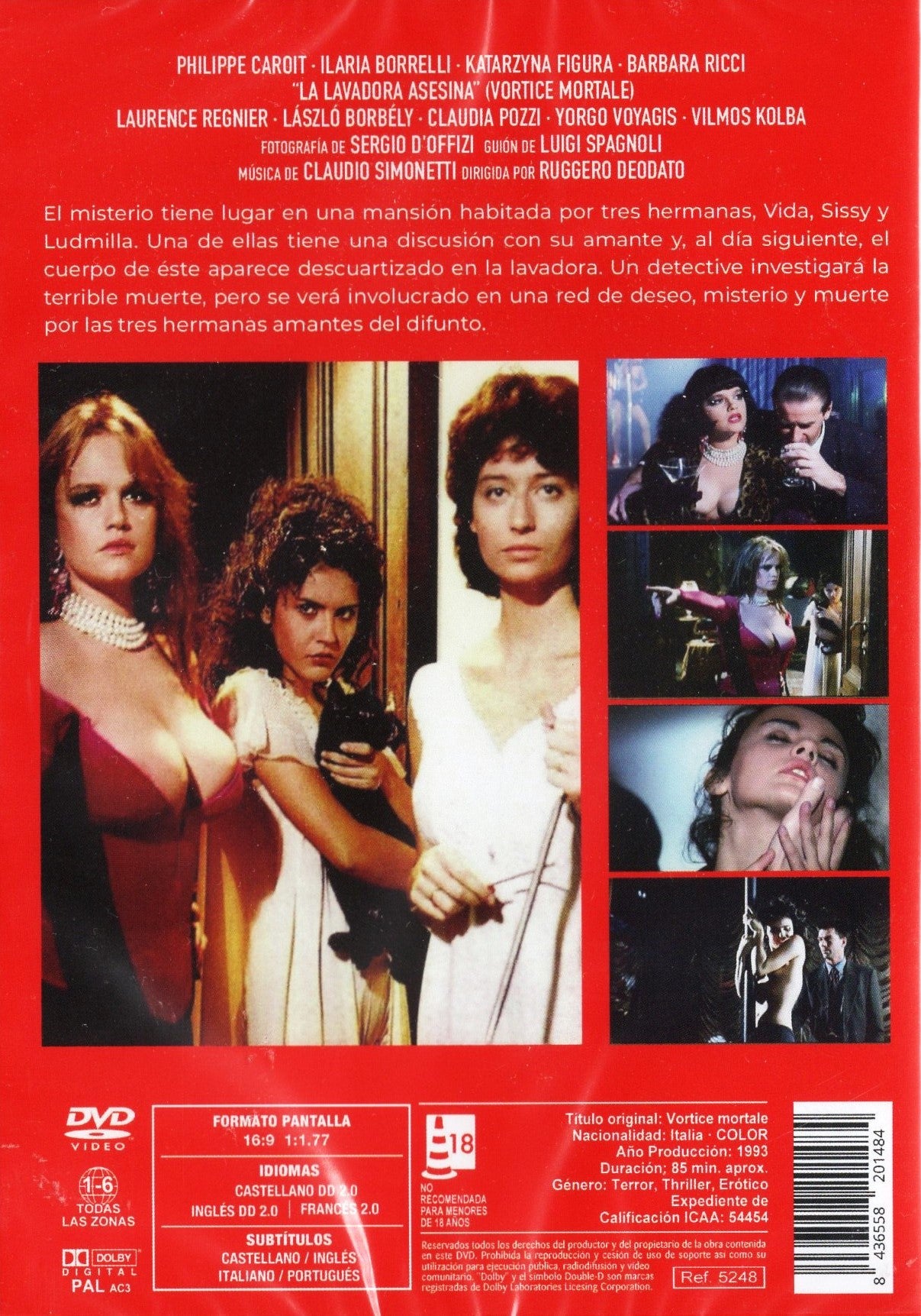 Washing Machine - Vortice Mortale (Italia 1993) DVD