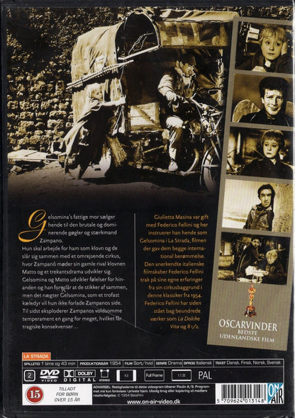 La Strada - tie (Italia 1954) DVD KÄYTETTY