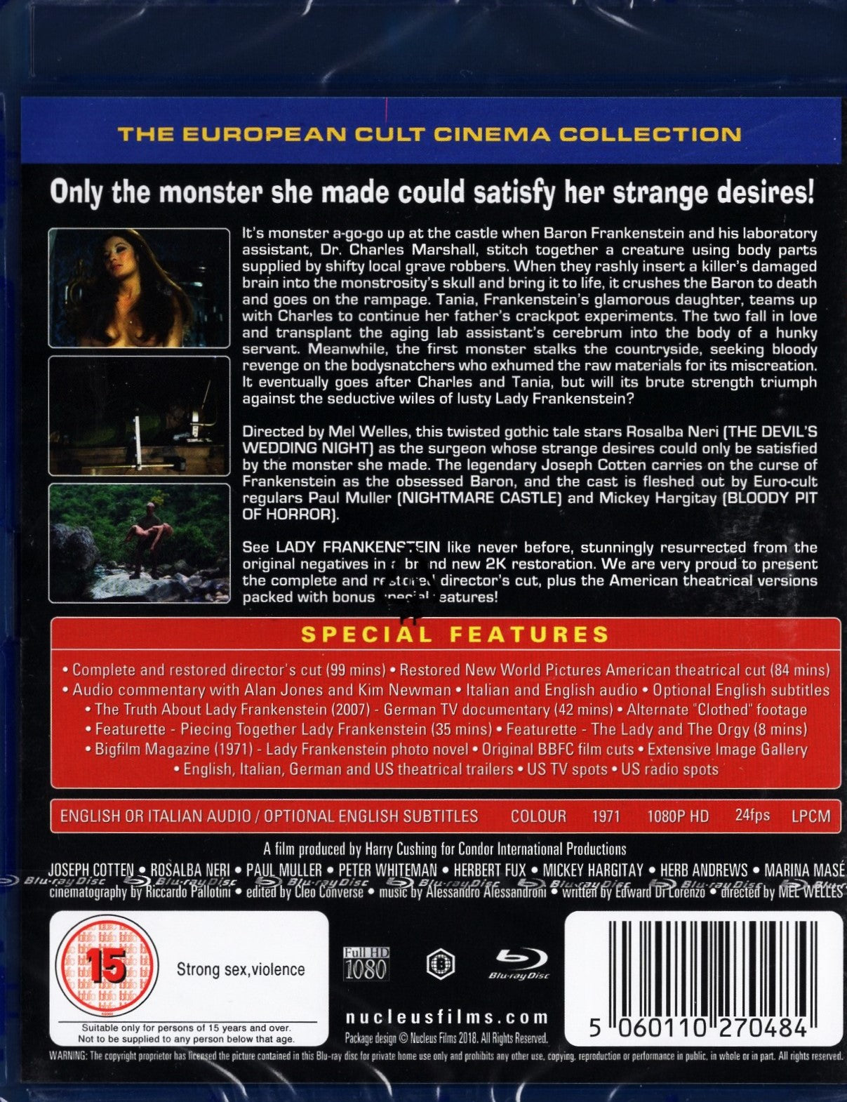 Lady Frankenstein (Italia 1971) BD