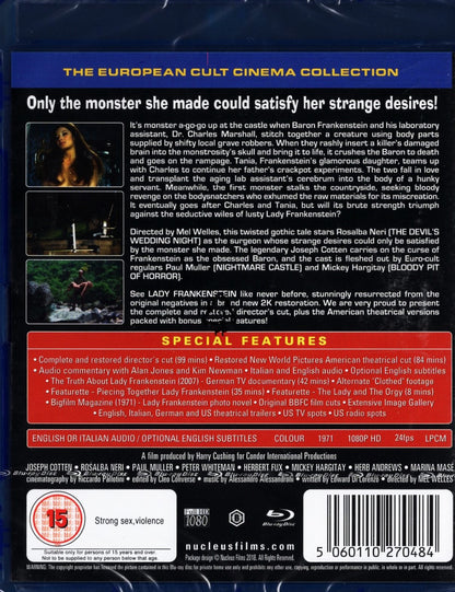Lady Frankenstein (Italia 1971) BD