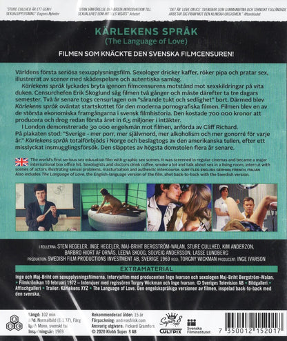 Language of Love - Kärlekens språk (Ruotsi 1969) BD