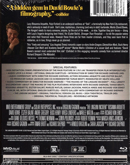 Linguini Incident (USA 1991) BD