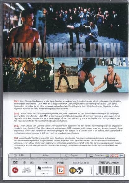 Lionheart – liian kova kuolemaan (1990) DVD