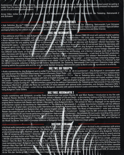 Love And Death - The Films Of Jörg Buttgereit BD