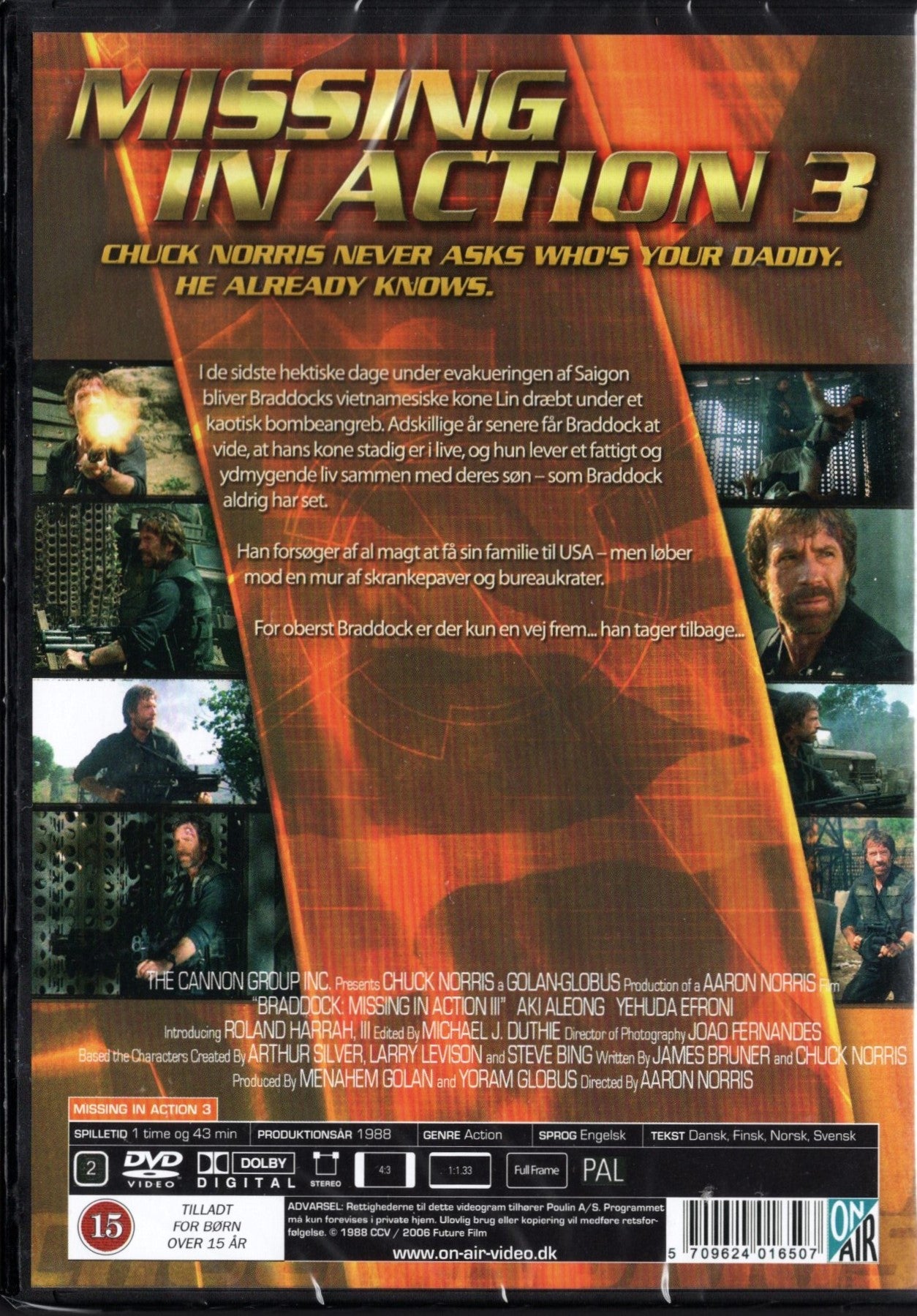 Missing In Action 1-3 Box - DVD KÄYTETTY