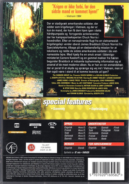 Missing In Action – Suoraa toimintaa (USA 1984) DVD KÄYTETTY