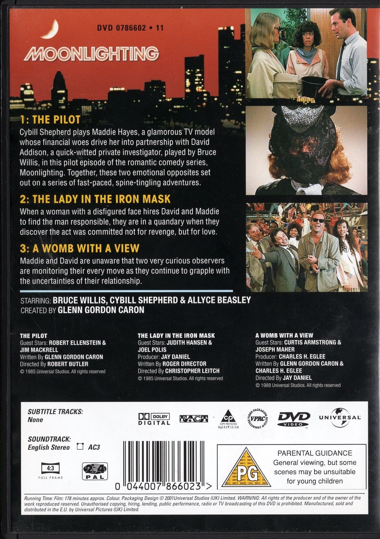 Moonlighting – The Pilot (USA 1985) DVD KÄYTETTY