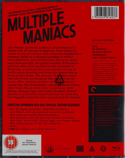 Multiple Maniacs (USA 1970) BD