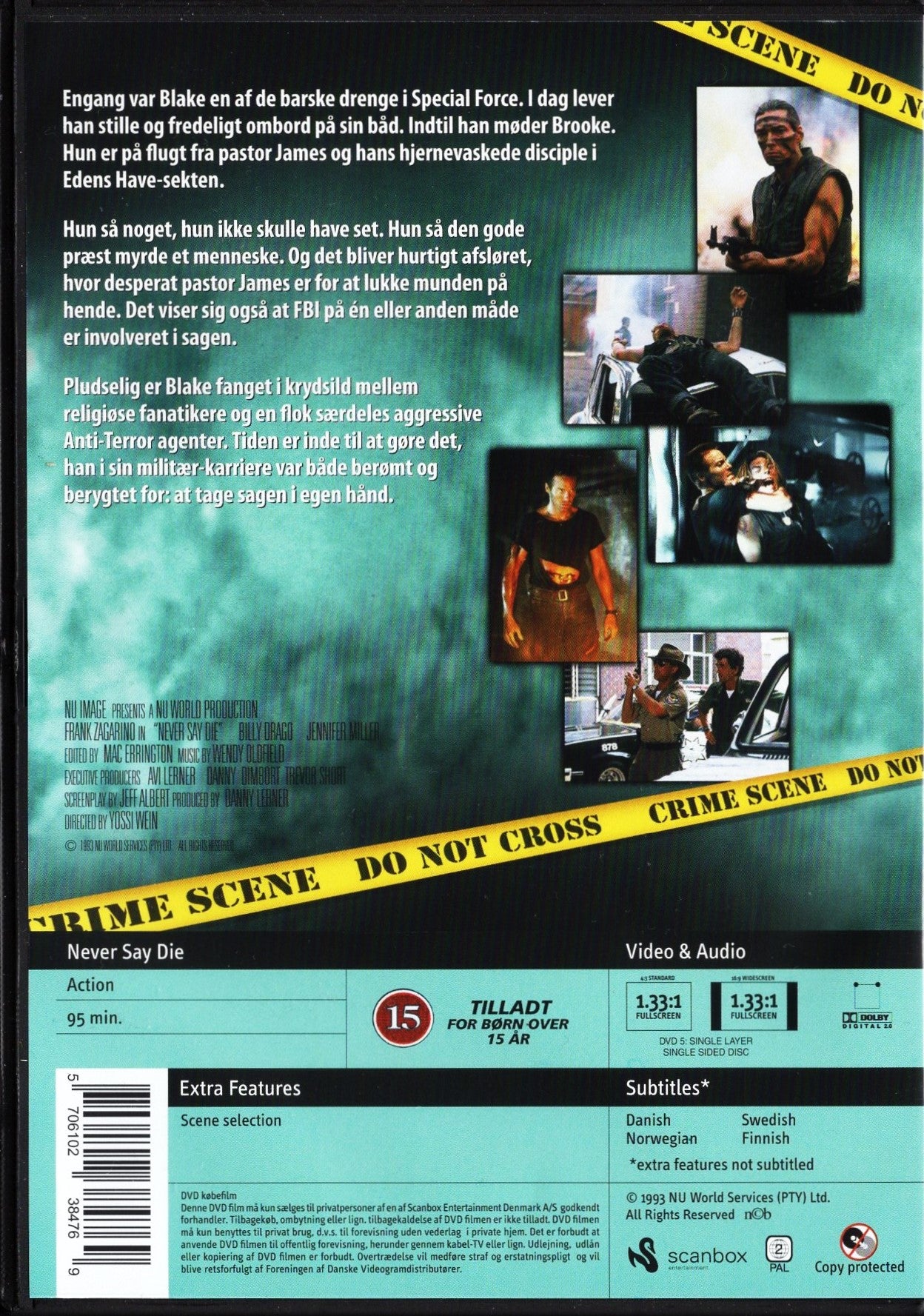 Never Say Die (USA 1994) DVD KÄYTETTY