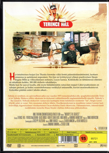 Nobody’s the Greatest – Nobody on nerokkain (1975) DVD KÄYTETTY