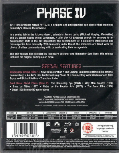 Phase IV (USA 1974) BD