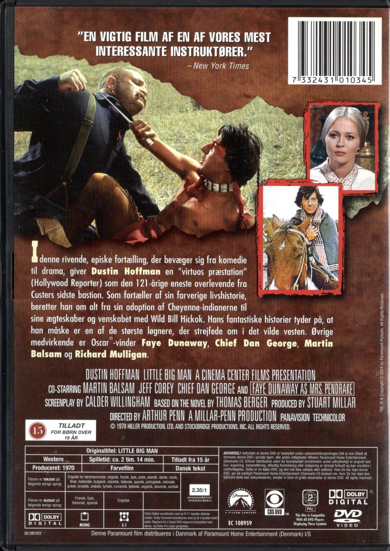 Little Big Man – Pieni suuri mies (USA 1970) DVD KÄYTETTY