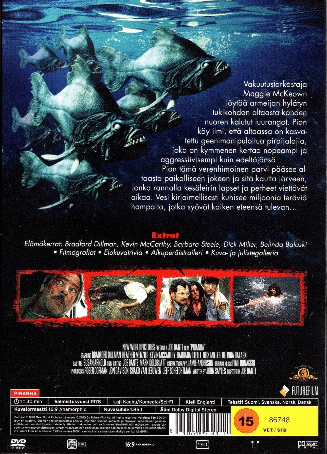 Piranha - Piraija (USA 1978) DVD KÄYTETTY