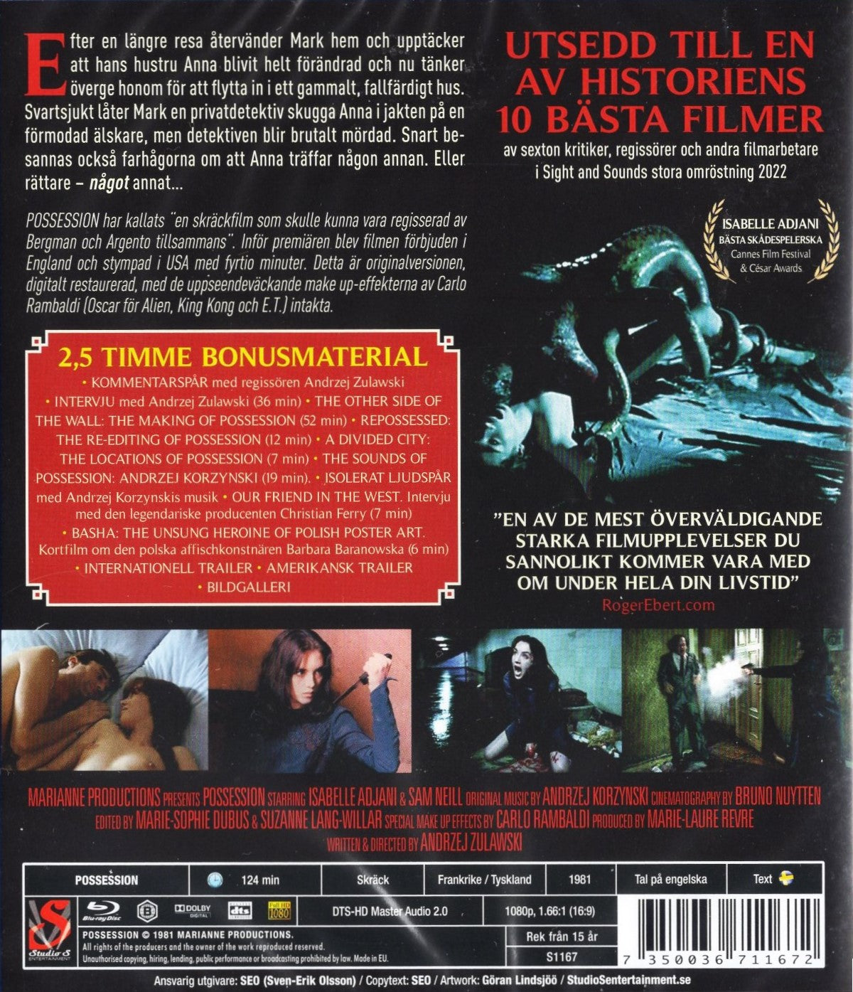 Possession (Ranska/Saksa 1981) BD