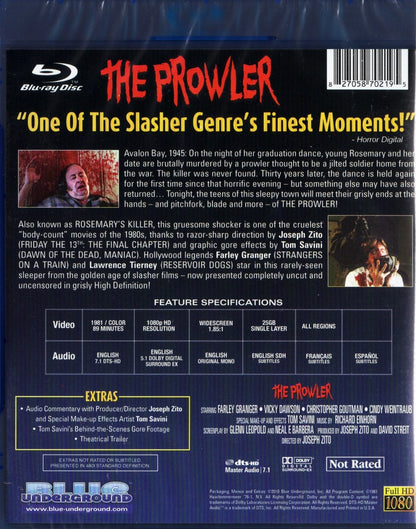 Prowler AKA Rosemary’s Killer (USA 1981) BD