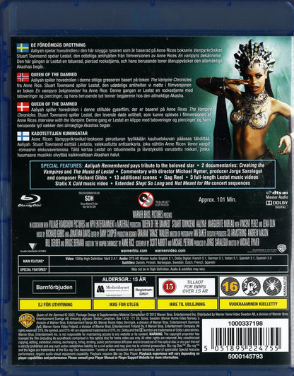 Queen of the Damned (USA 2002) BD KÄYTETTY