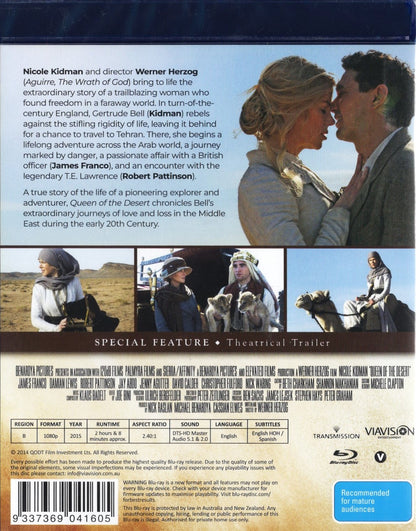 Queen of the Desert (USA 2015) BD