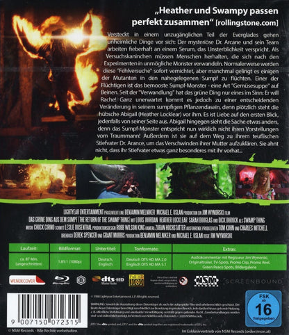 Return of Swamp Thing (USA 1989) BD
