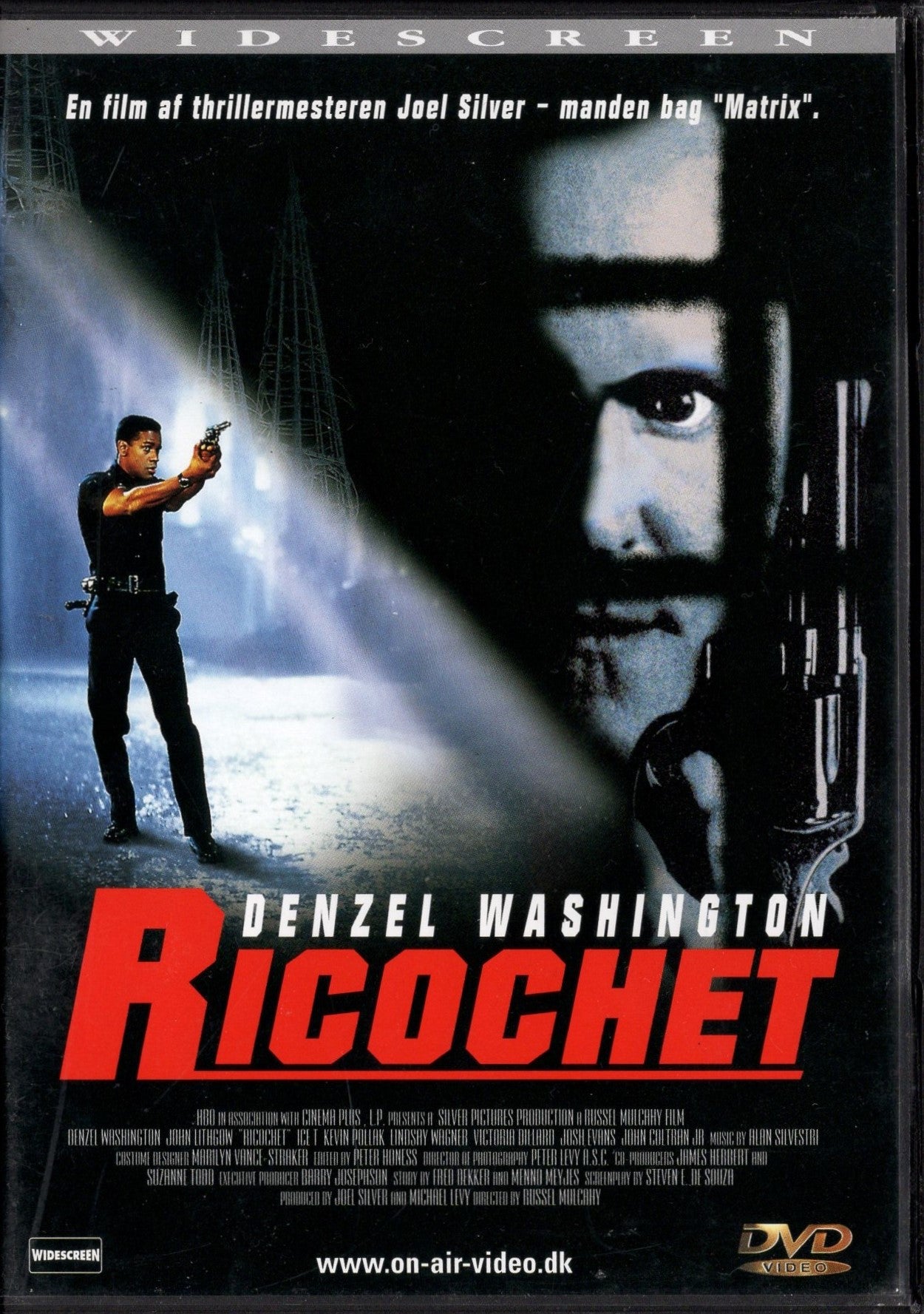 Ricochet - Harhaluoti (USA 1991) DVD KÄYTETTY