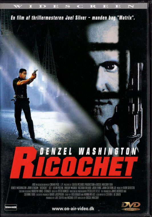 Ricochet - Harhaluoti (USA 1991) DVD KÄYTETTY