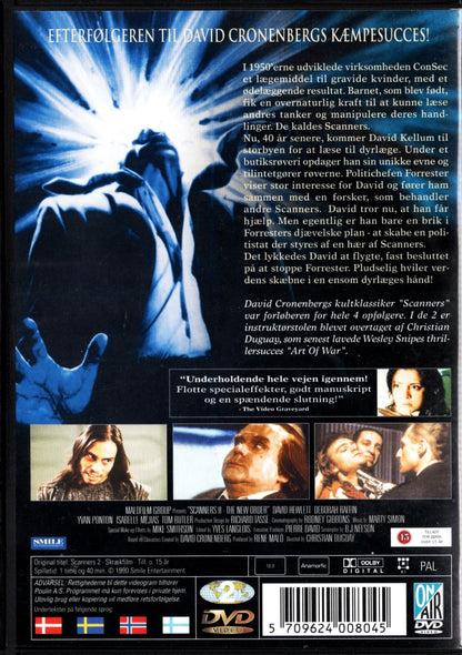 Scanners 2 (USA 1991) DVD KÄYTETTY