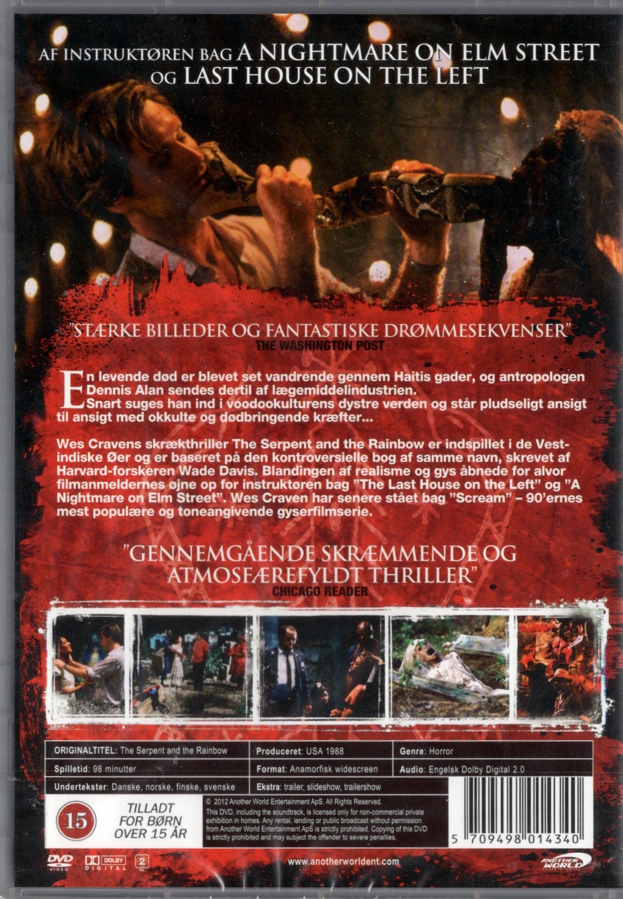 Serpent and the Rainbow – Käärme ja sateenkaari (USA 1986) DVD