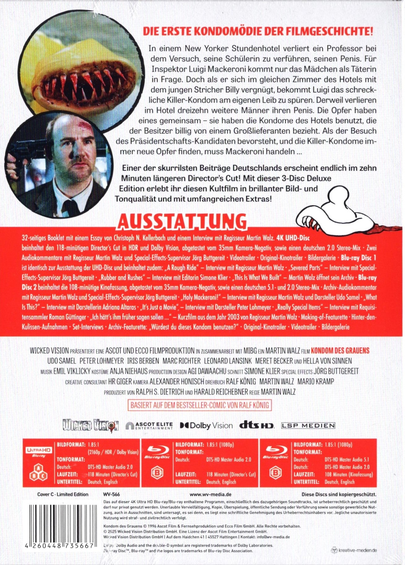 Killer Condom - Das Kondom des Grauens (Saksa 1988) 4K UHD & 2 x BD