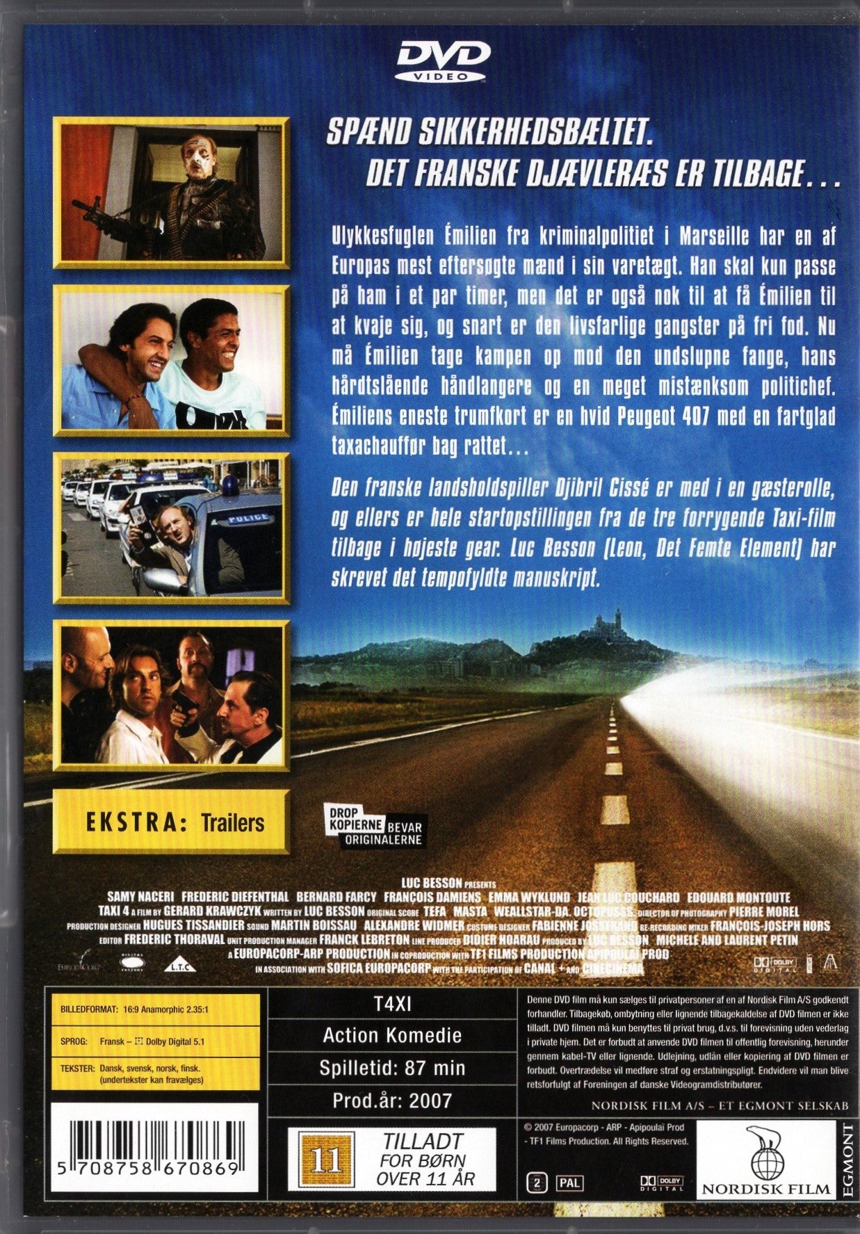 Taxi 4 (Ranska 2007) DVD KÄYTETTY