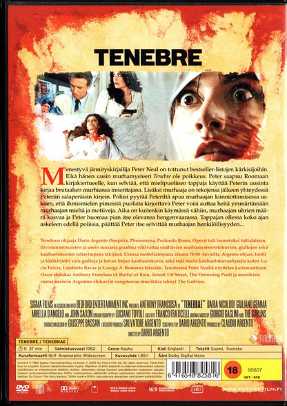 Tenebre (Italia 1982) DVD KÄYTETTY