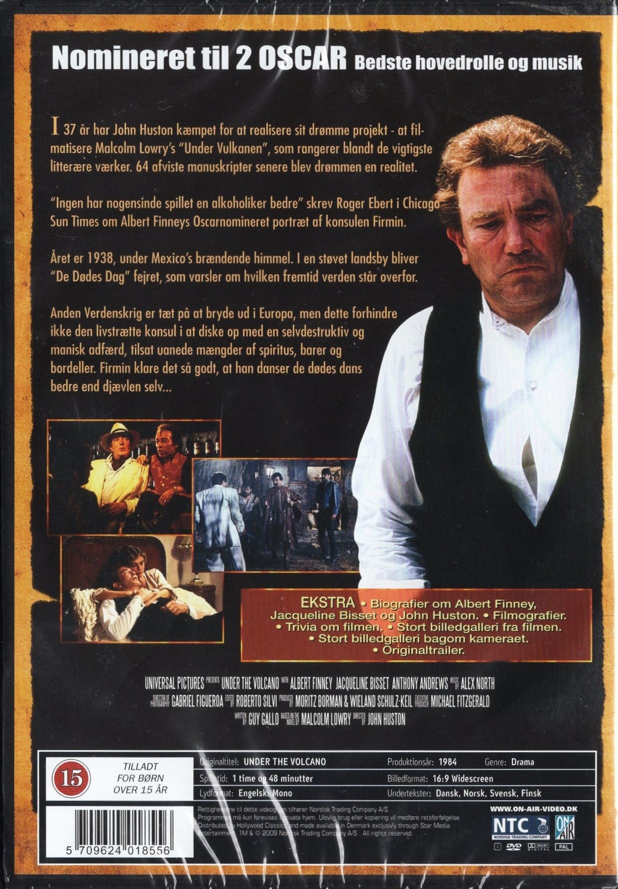 Under the Volcano - Tulivuoren juurella (1984) DVD KÄYTETTY