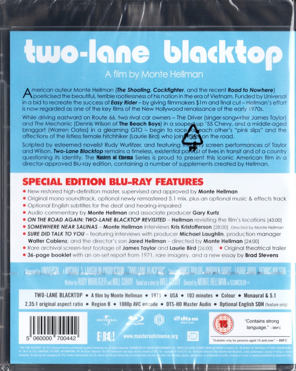 Two-Lane Blacktop (1971) BD