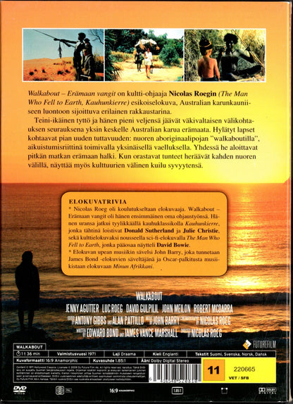 Walkabout (Australia 1971) DVD KÄYTETTY