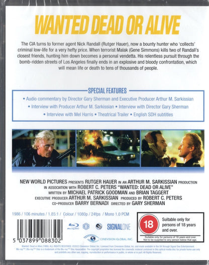 Wanted: Dead Or Alive (1986) BD